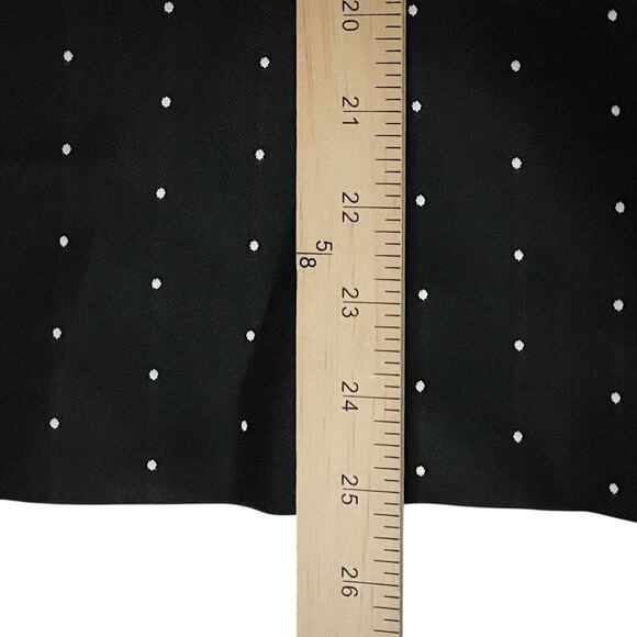 Women's Donna Karan Collarless Single-Breasted Blazer Black Micro Dot Size 12 - Picture 7 of 7